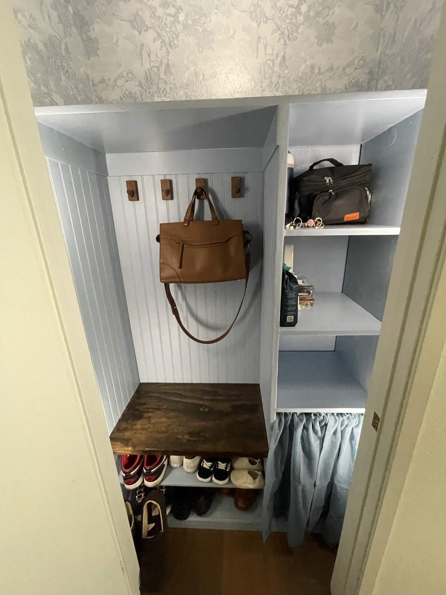Finished custom closet